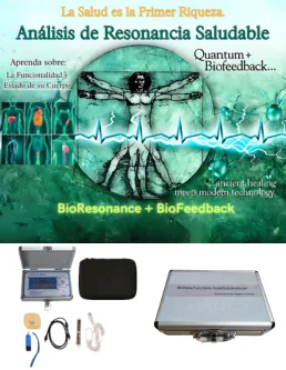 Equipo de análisis de resonancia saludable — biofeedback y biorresonancia
