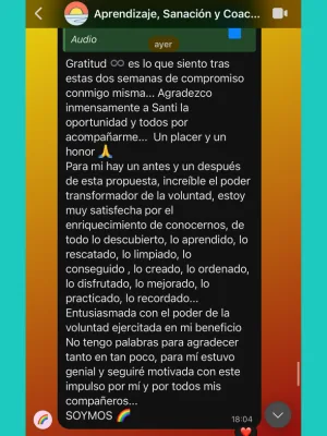 Testimonio de paciente Santiago Rafael — caso 17