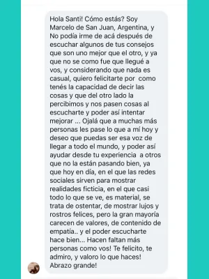 Testimonio de paciente Santiago Rafael — caso 22